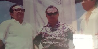 Jesús Choláin Rivero con Jorge Omar Fajardo en Río de Janeiro 1977