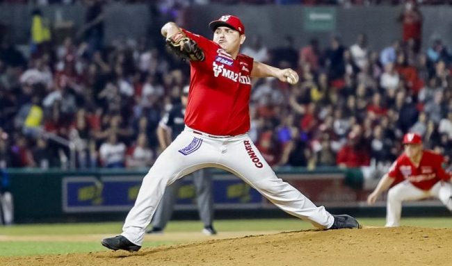 Venados de Mazatlán vs. Tomateros de Culiacán 3o serie final, Tomateros van 2-0, 7×0 1 del 250120 en Mazatlán, Juan Pablo Oramas, abridor y ganador