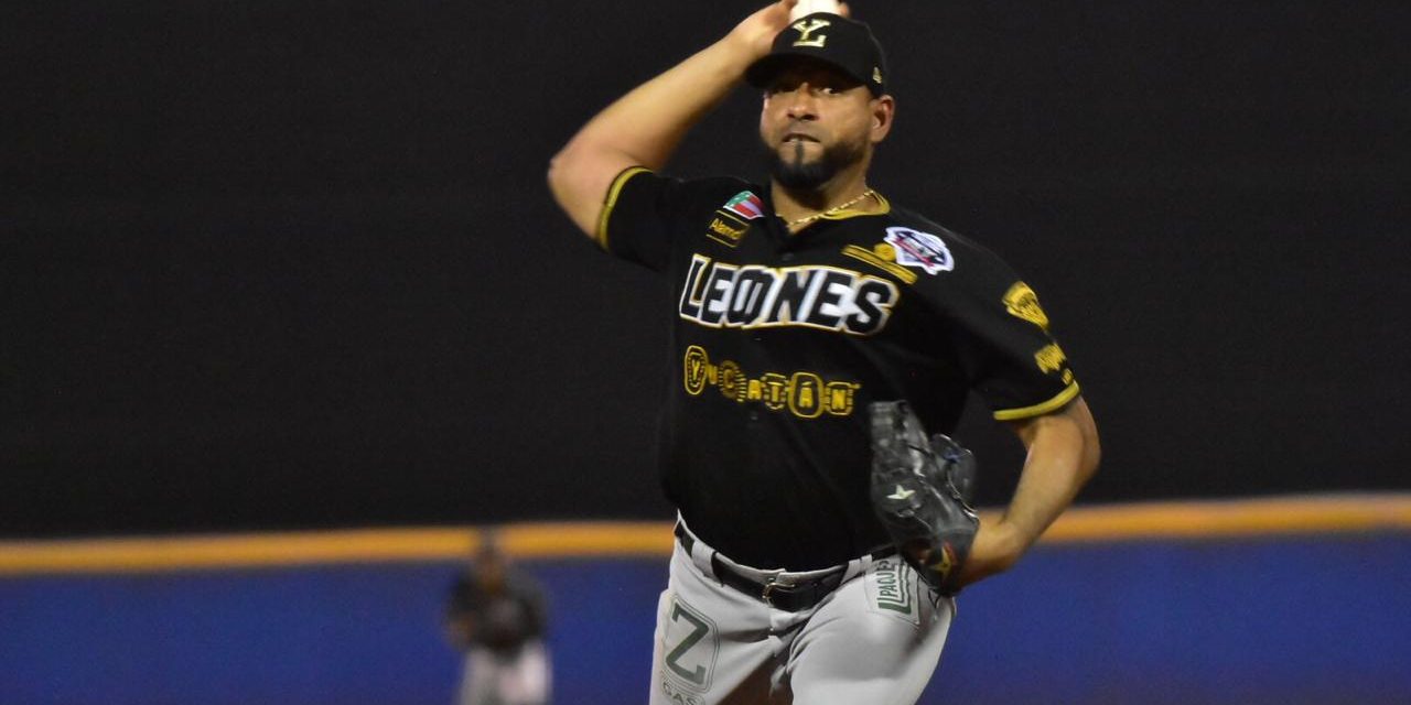 Leones de Yucatán vs. Acereros de Monclova 1o de la serie del rey 5×4 27 del 240919 en Monclova, César Valdez, abridor y ganador