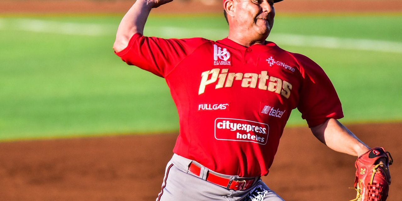Piratas de Campeche vs. Leones de Yucatán 2o de la serie, serie empatada, 6×3 5 del 080619 en Mérida, Francisco Campos obtiene su victoria 199, abridor y ganador, se puso 1-2 Francisco Campos