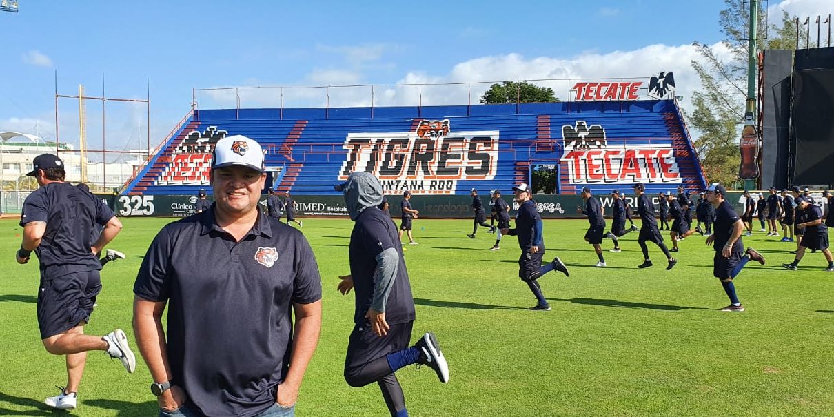 Fernando Valenzuela Burgos, inicio de pretemporada de los Tigres de Quintana Roo del 020320