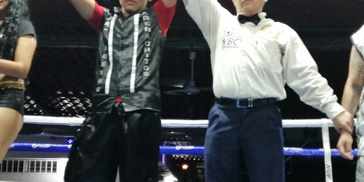 Leonardo Diamante Mosqueda vs. Jesús Guerrero Velázquez gdi 8 del 290220 en Ciudad del Carmen arena Chito, con réferi Rafael Chamaco Briceño