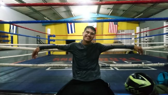 Manuel Venado Ceballos photo 240919 at A&T Gym interview for match against Gustavo Octavio Castro next 041019