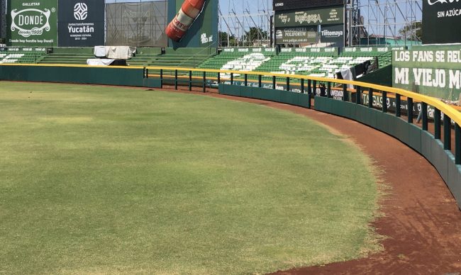 nueva barda jonronera del parque kukulcán instalada en pretemporada de 2020