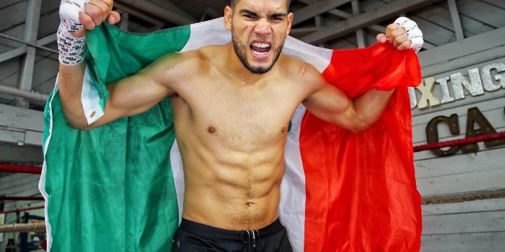 Gilberto Zurdo Ramírez entrenando para Habib Wild Hurricane Ahmed del 170118