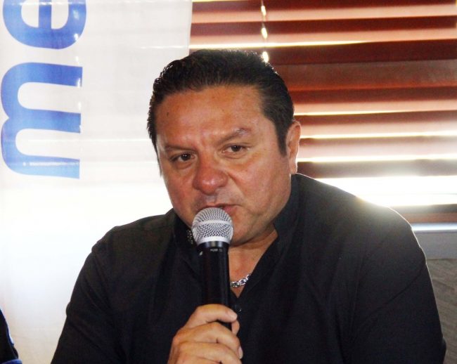 Jesús Aguilar Aguilar presentación gran final Liga Meridana del 090120 en Bostóns Gran Plaza (2)
