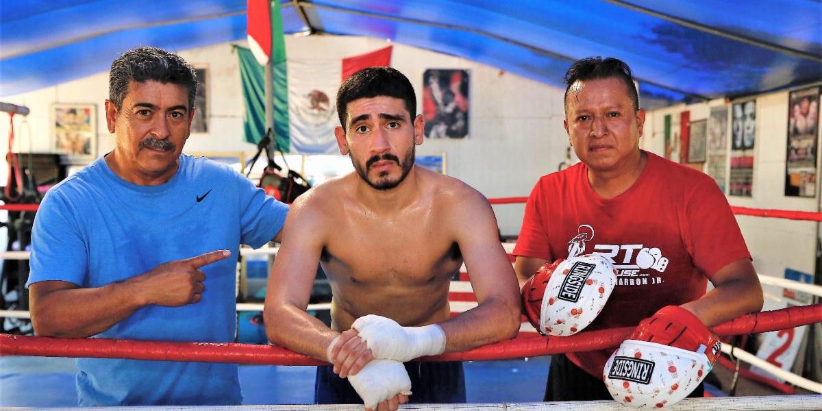 Jorge Marrón sr. y Jorge Marrón jr. e 140720, preparación para pelea contra Michael “West Texas Warrior” Dutchover el 260720