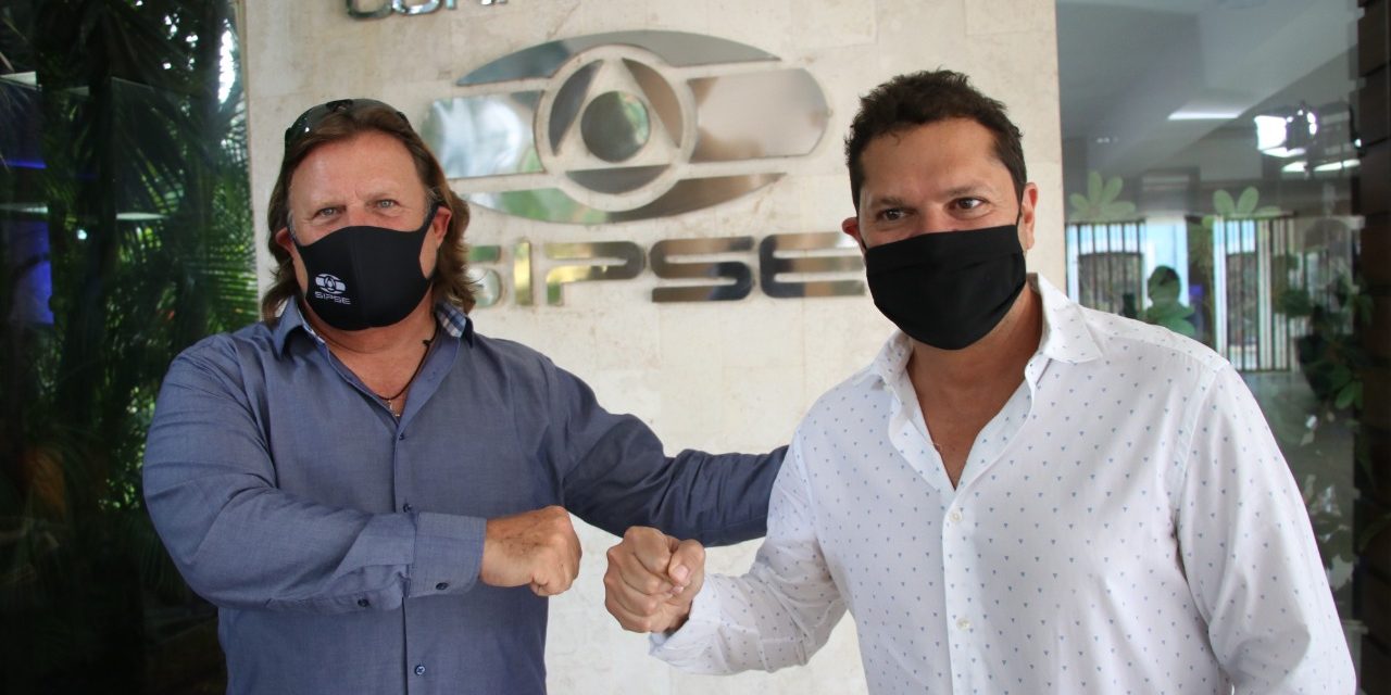 Mario Abraham Xacur y Alejandro García Gamboa firma de convenio para transmisión de boxeo profesional del 290720