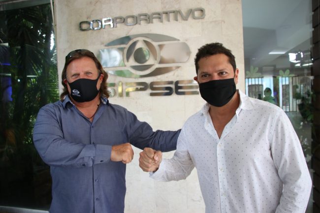 Mario Abraham Xacur y Alejandro García Gamboa firma de convenio para transmisión de boxeo profesional del 290720
