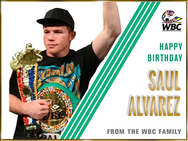 Saúl Canelo Álvarez, cumpleaños 30 del CMB