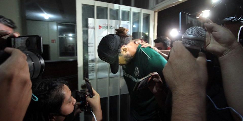 Sergio Mitre ingresa al penal de Saltillo del 140720