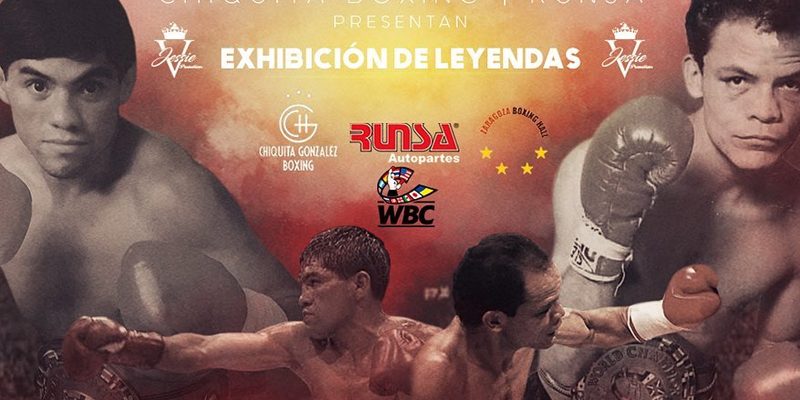 cartel Humberto Chiquita González exhibición vs. Daniel Zaragoza para el 140820