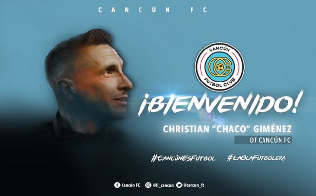 fotocomposición Christian Chaco Giménez Cancún F.C del 080720