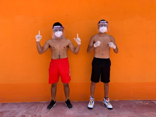 Zaíd Colorado Rejón pesaje vs. Ricardo Speedy Vázquez 1 del 270820 en Mérida