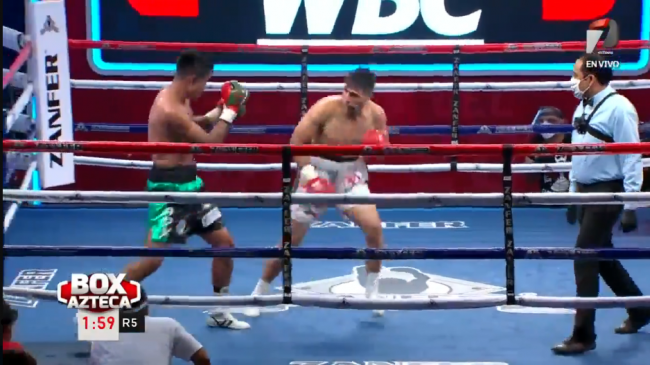 Brandon Pérez vs. Rubén Romano Orozco gdu 6 del 050920 en estudios TV Azteca Ciudad de México