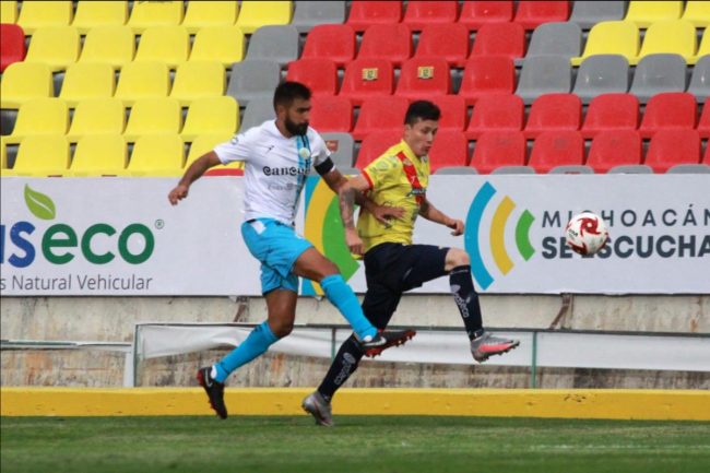 Cancún F.C. vs. Atlético Morelia fecha 4 Liga de Expansión 3-2 primer triunfo del Cancún F.C. en su historia, como visitantes, triunfo de 4 puntos del 100920 en Morelia