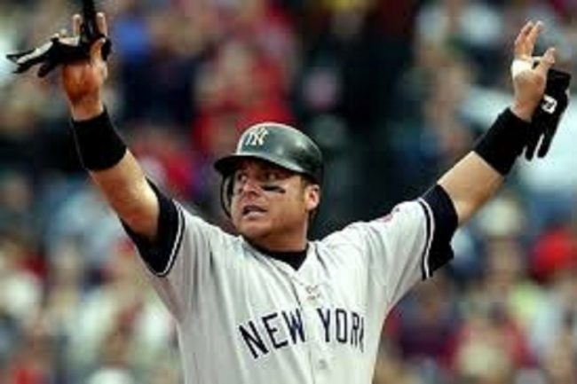 Karim García con uniforme de los Yanquis de Nueva York