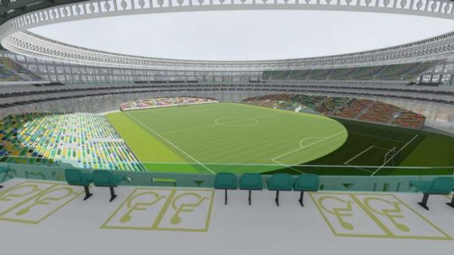estadio Yucatán sostenible presentación proyecto 6 del 090920, cancha de fútbol
