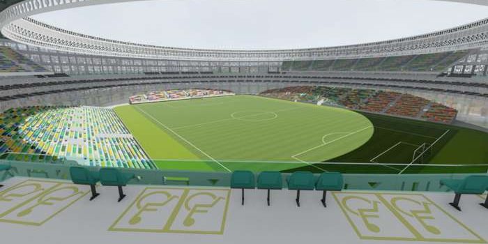 estadio Yucatán sostenible presentación proyecto 6 del 090920, cancha de fútbol