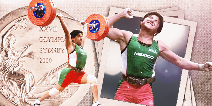 fotocomposición Soraya Jiménez Mendívil, oro olímpico