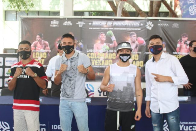 Zaíd Colorado Rejón, Áxel Lobo Talavera, Hafit Lobo Talavera, rueda de prensa del 281020 para función del 301020