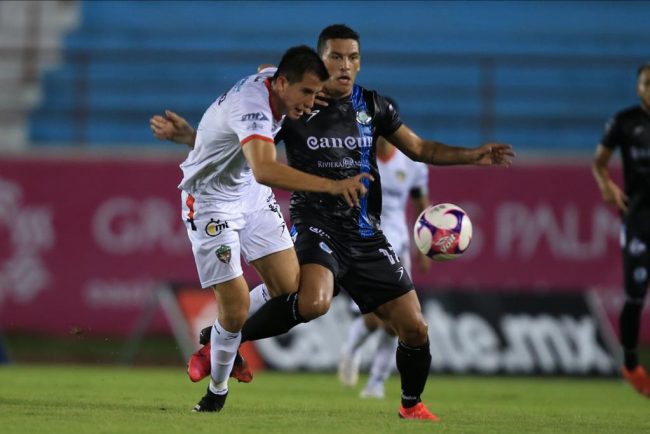 Cancún F.C. vs. Coyotes de Tlaxcala fecha 12 torneo de apertura Liga de Expansión 2-0 4 del 311020 en Cancún