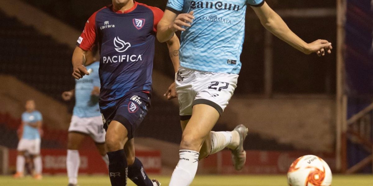 Cancún F.C. vs. Deportivo Tepatitlán fecha 13 torneo apertura Liga de Expansión 1-0 5 del 041120 en Tepatitlán, 1a derrota del Tepatitlán en casa