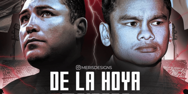 cartel hipotético Óscar de La Hoya vs. Marcos Chino Maidana