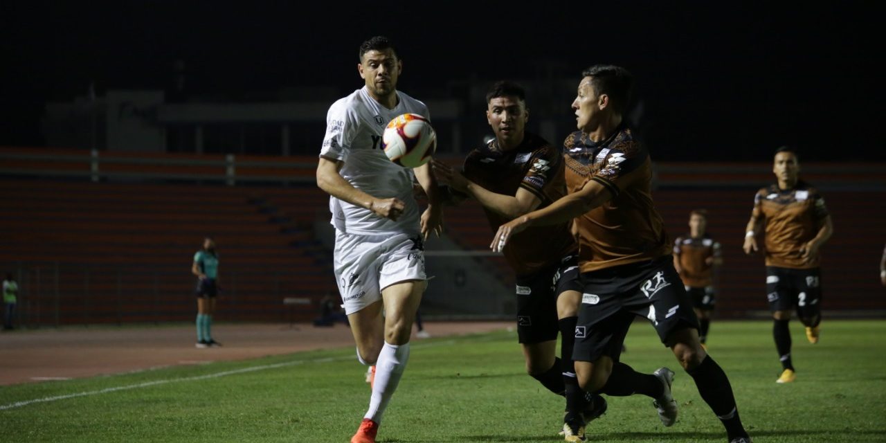Correcaminos de la UAT vs. Venados de Yucatán juego fecha 3 torneo clausura liga expansión, pospuesto por coronavirus 2-0 del 260121 en Ciudad Victoria