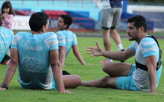 Javier Chuletita Orozco, entrenamiento con el Cancún F.C., enero de 2021 Javier "Chuletita" Orozco entrenando con el Cancún F.C.