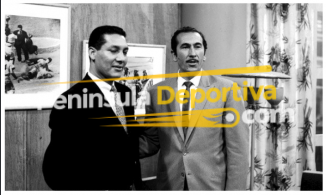 Jorge Sonny Alarcón con Roberto Beto Ávila con marca de agua Jorge "Sonny" Alarcón con "Beto" Ávila