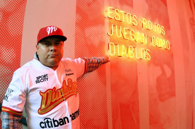Sergio Omar Gastélum, como mánager de los Diablos Rojos del México