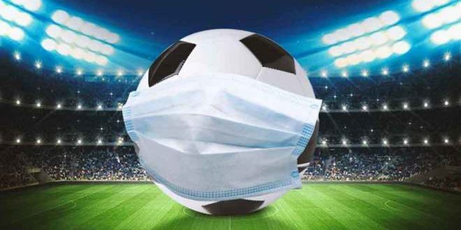 fútbol fotocomposición coronavirus