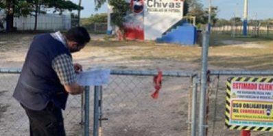 Chivas de Guadalajara escuela de cholul, clausurada por incumplir medidas sanitarias del 300121