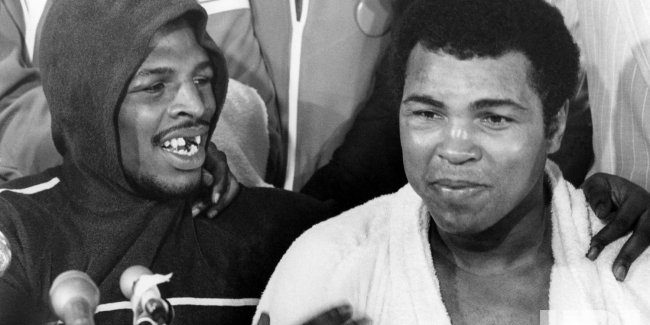 Leon Spinks con Mohamed Alí