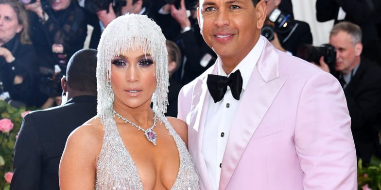 Alex Rodríguez con Jennifer López