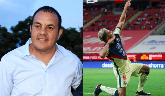 Henry Martín fotocomposición con Cuauhtémoc Blanco