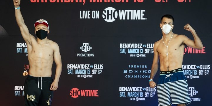 Isaac Pitbull Cruz pesaje vs. Matías Romero 1 del 120321 en Uncasville, Connecticut Isaac "Pitbull" Cruz