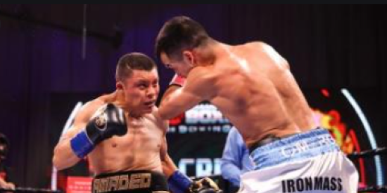 Isaac Pitbull Cruz vs. Matías Romero gdu 12 eliminatoria campeonato ligero de la AMB