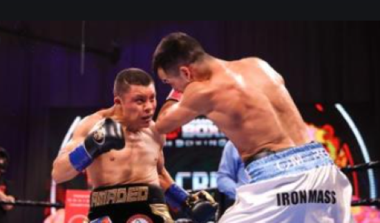 Isaac Pitbull Cruz vs. Matías Romero gdu 12 eliminatoria campeonato ligero de la AMB