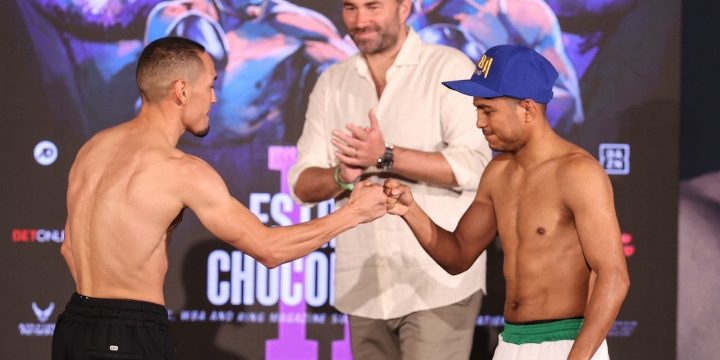 Boxing: Juan Francisco Estrada vs Roman Gonzalez Weigh-In