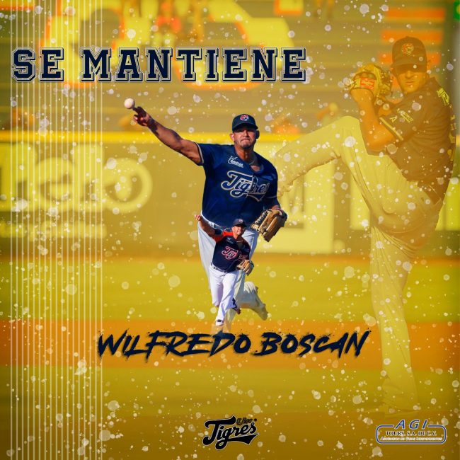 Wilfredo Boscán fotocomposición retorno a los Tigres anunciado el 240321 Wilfredo Boscán