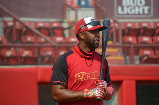 Alex Valdez, primer día de pretemporada con los Piratas de Campeche del 180421 en estadio Nelson Barrera Romellón Alex Valdez
