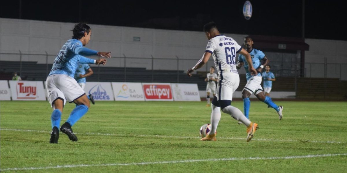 Cancún F.C. vs. Pumas de Tabasco fecha 15 y última del torneo de clausura de la Liga de Expansión 2-1 3 del 140421 en Villahermosa