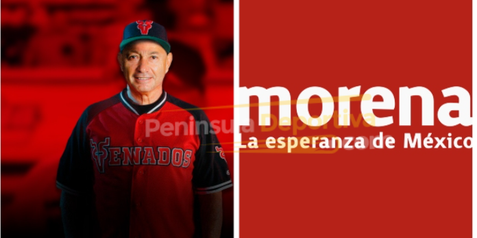 Juan José Pacho fotocomposición con logo de Morena Juan José Pacho