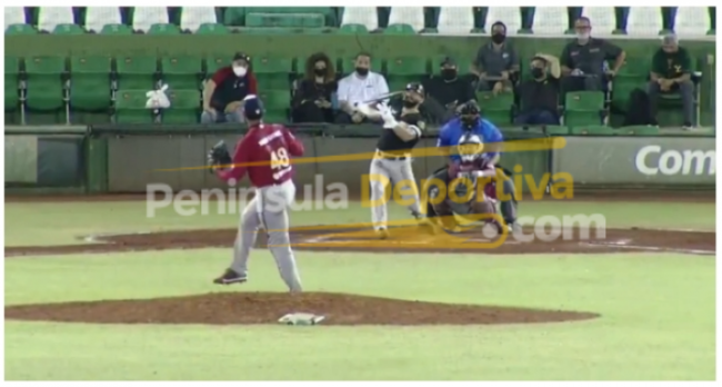 Leones de Yucatán vs. Piratas de Campeche 6×5 1er juego pretemporada reanudación béisbol parque Kukulcán tras coronavirus del 290421 en Mérida con marca de agua