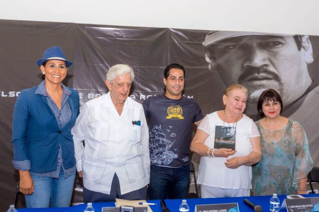 María Nidelvia Romellón de Díaz, José Domingo Setién Fernández el Mulato de Córdoba, Jessica Terán Castilla de sombrero, homenaje a Nelson Barrera por XV aniversario luctuoso, del 140717