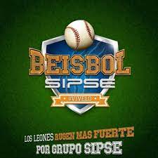 Sipse logo con béisbol