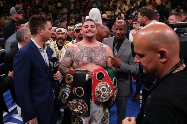 Boxing: Anthony Joshua vs Andy Ruiz Arreola