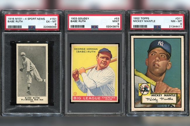 tarjetas de béisbol